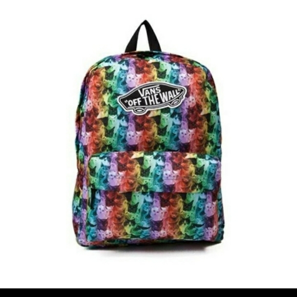 Vans Bags Rarevans Rainbow Cat Aspca Backpack Poshmark
